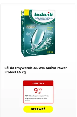 Sól ochronna do zmywarek Ludwik Active Power Protect promocja w Media Expert