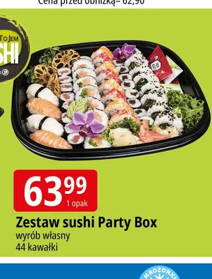 Zestaw sushi Party Box promocja w Leclerc