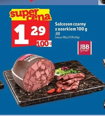 Salceson czarny z ozorkiem JBB Bałdyga promocja w TOPAZ