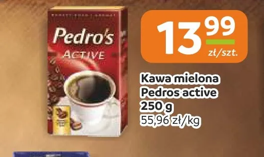 Kawa mielona Pedros Active promocja w Społem Częstochowa