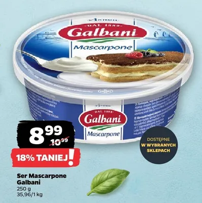 Ser Mascarpone promocja w Netto