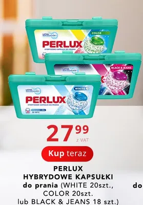 Kapsułki hybrydowe do prania Perlux White promocja w Poczta Polska