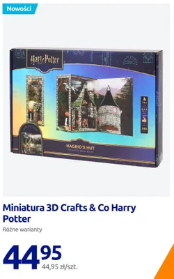 Miniatura 3D Crafts & Co Harry Potter promocja w Action