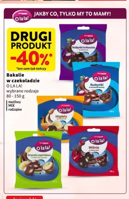 Bakalie w czekoladzie O lala! Wiśnie promocja w Intermarche