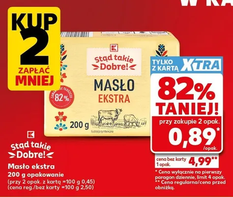 Masło ekstra Stąd takie Dobre! promocja w Kaufland