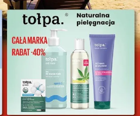 Kosmetyki Tołpa Naturalna pielęgnacja promocja w Drogeria Kosmyk
