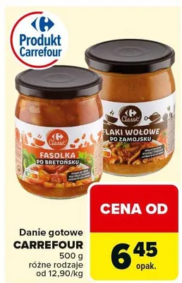 Fasolka po bretońsku z kiełbasą Pamapol promocja w Carrefour Market