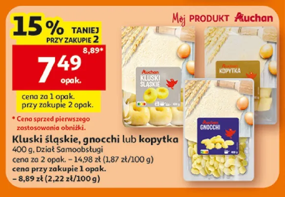Kopytka Auchan promocja w Auchan