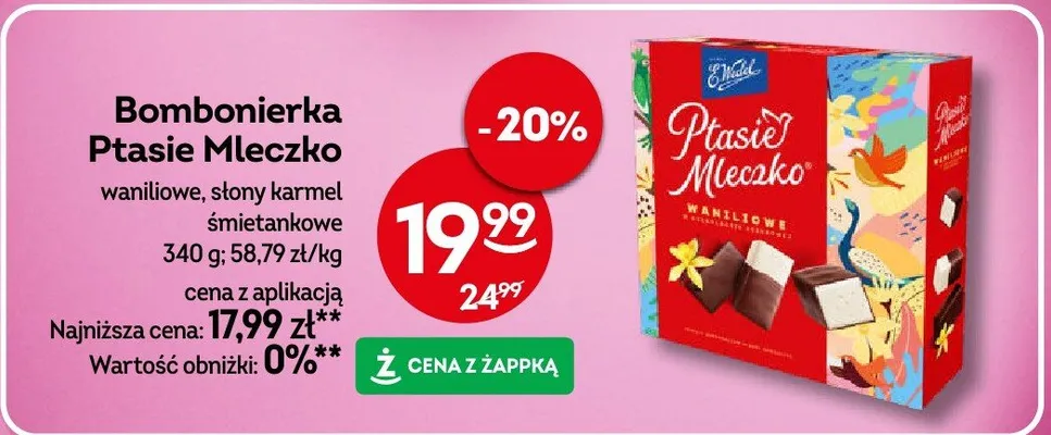 Bombonierka promocja w Żabka