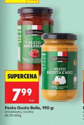 Pesto ricotta Gusto Bello promocja w Biedronka