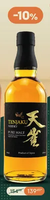 Whisky Tenjaku Pure Malt promocja w Żabka