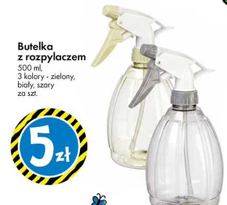 Butelka z rozpylaczem promocja w Tedi