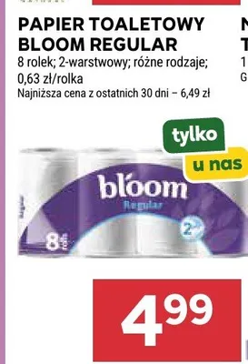 Papier toaletowy Bloom Regular promocja w Stokrotka