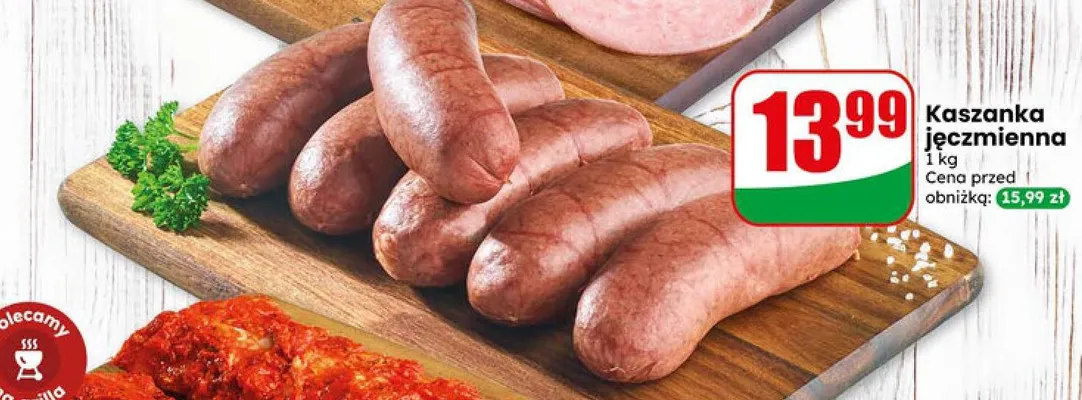 Kaszanka jęczmienna Agro Rydzyna promocja w Dino