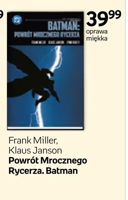 Komiks Powrót Mrocznego Rycerza Batman promocja w Empik