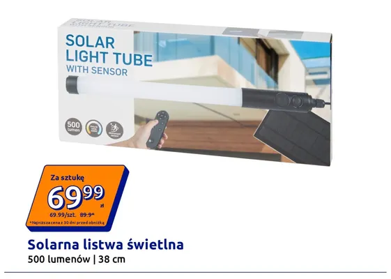 Solarna listwa świetlna promocja w Action