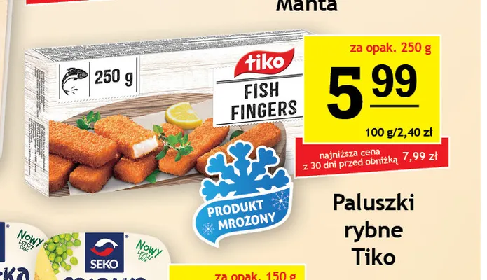 Paluszki rybne Tiko promocja w Gram Market