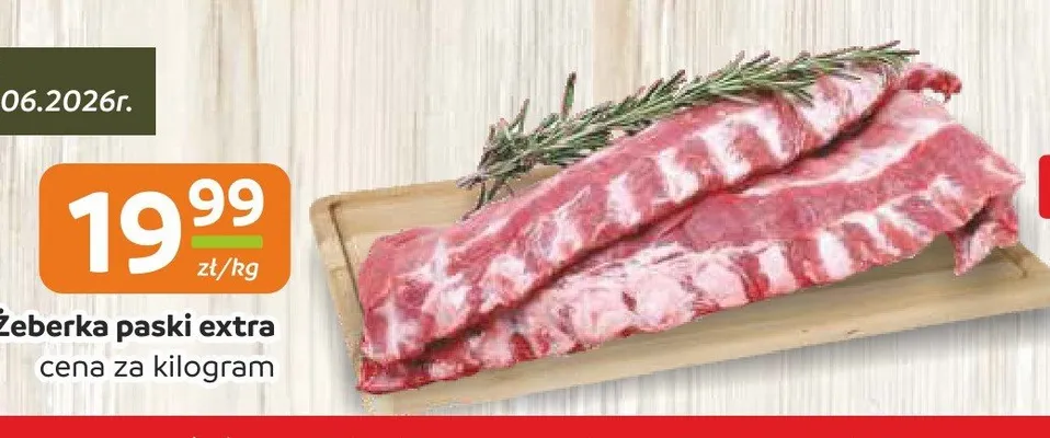 Żeberka paski extra promocja w Gama