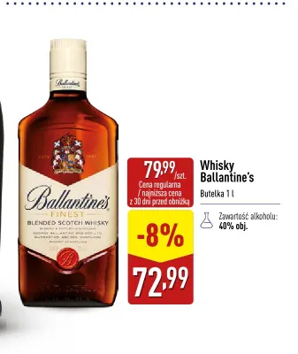 Whisky Ballantine's promocja w Aldi