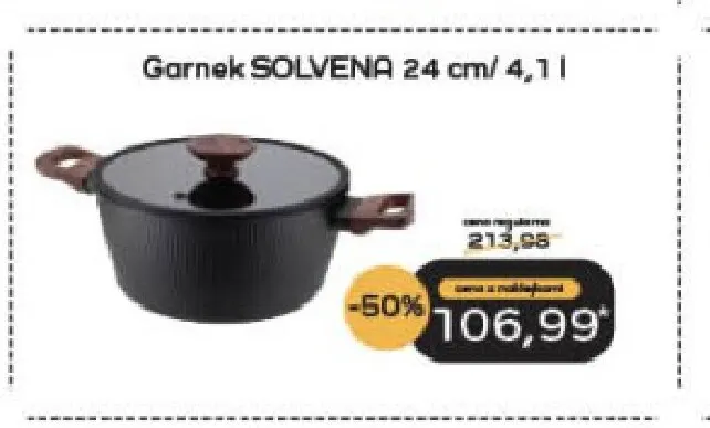 Garnek Solvena 24 cm 4,1 l Galicja promocja w Delikatesy Centrum