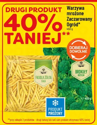 Warzywa mrożone Zaczarowany Ogród promocja w POLOmarket