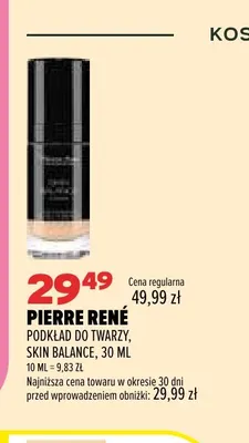 Podkład do twarzy Skin Balance Pierre René promocja w Drogerie Natura