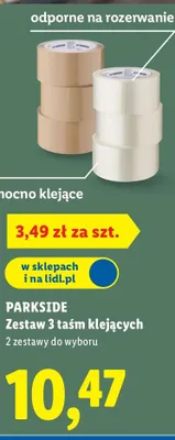 Zestaw 3 taśm klejących promocja w Lidl