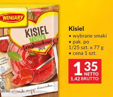 Kisiel wybrane smaki promocja w Makro