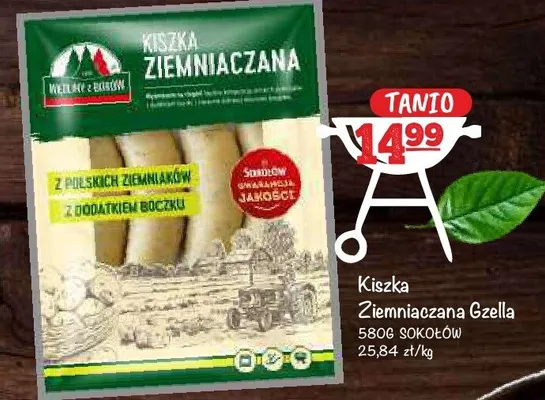 Kiszka Ziemniaczana Gzella Sokołów promocja w Arhelan