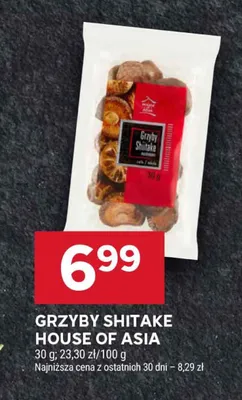 Grzyby shiitake promocja w Stokrotka