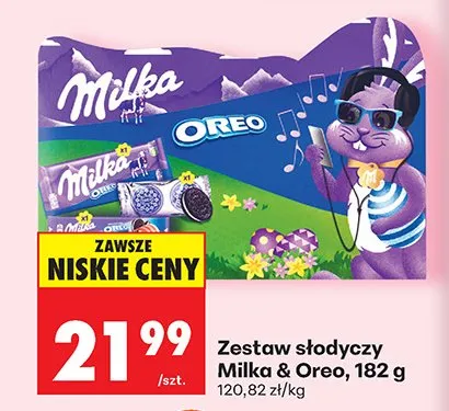Zestaw słodyczy Milka & Oreo promocja w Biedronka