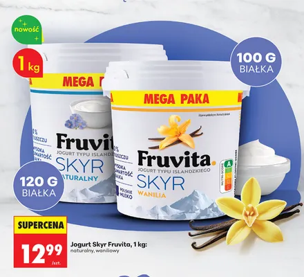 Jogurt typu islandzkiego naturalny promocja w Biedronka