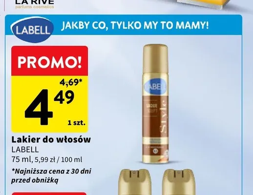 Lakier do włosów Labell Style Laque Souple promocja w Intermarche
