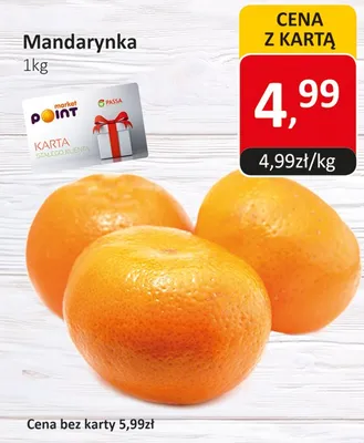 Mandarynka promocja w Market Point