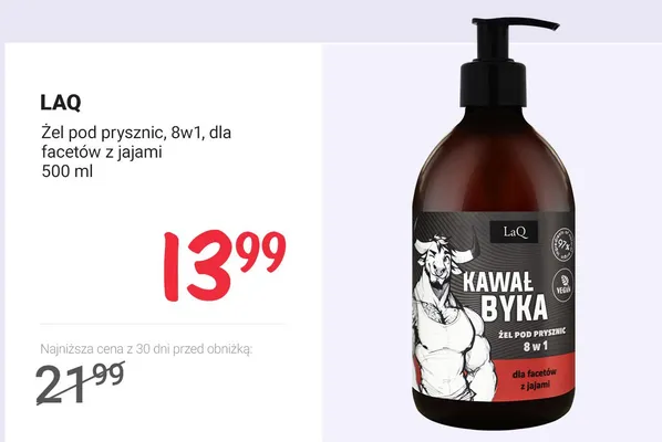 Żel pod prysznic, 8w1, dla facetów z jajami promocja w Rossmann