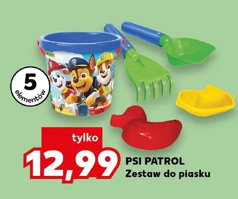 Psi Patrol Zestaw do piasku promocja w Kaufland