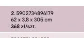 Blat laminowany Dąb grand naturalny 62x3,8x305cm promocja w Castorama