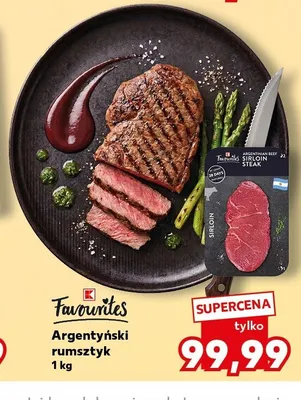 Argentyński rumsztyk Favourites promocja w Kaufland