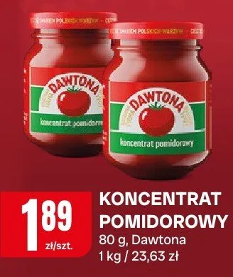 Koncentrat pomidorowy promocja w Chorten