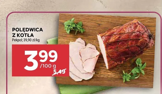 Polędwica z kotła Pekpol promocja w Stokrotka