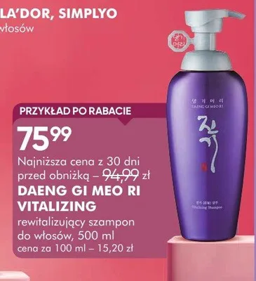 Rewitalizujący szampon do włosów promocja w Super-Pharm