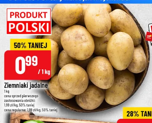 Ziemniaki jadalne promocja w POLOmarket