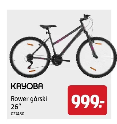 Rower górski Kayoba 26" promocja w Jula