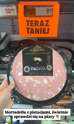 Mortadella z pistacjami Biedronka promocja w Biedronka