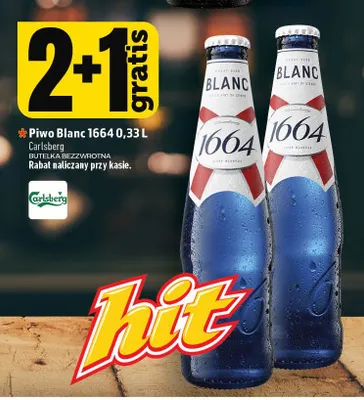 Piwo Blanc 1664 promocja w TOPAZ