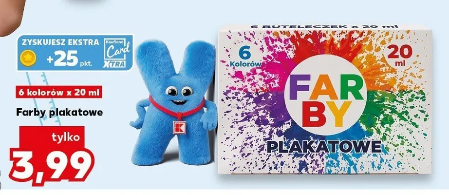 Farby plakatowe promocja w Kaufland
