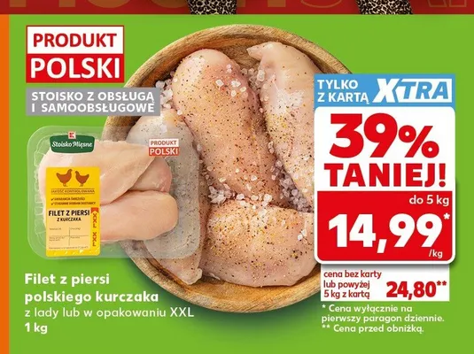 Filet z piersi polskiego kurczaka promocja w Kaufland