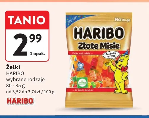 Żelki Haribo promocja w Intermarche