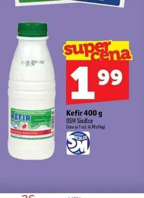 Kefir OSM Siedlce promocja w TOPAZ