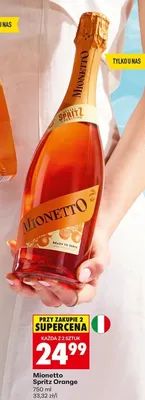 Aperitivo Mionetto Spritz Orange promocja w Biedronka